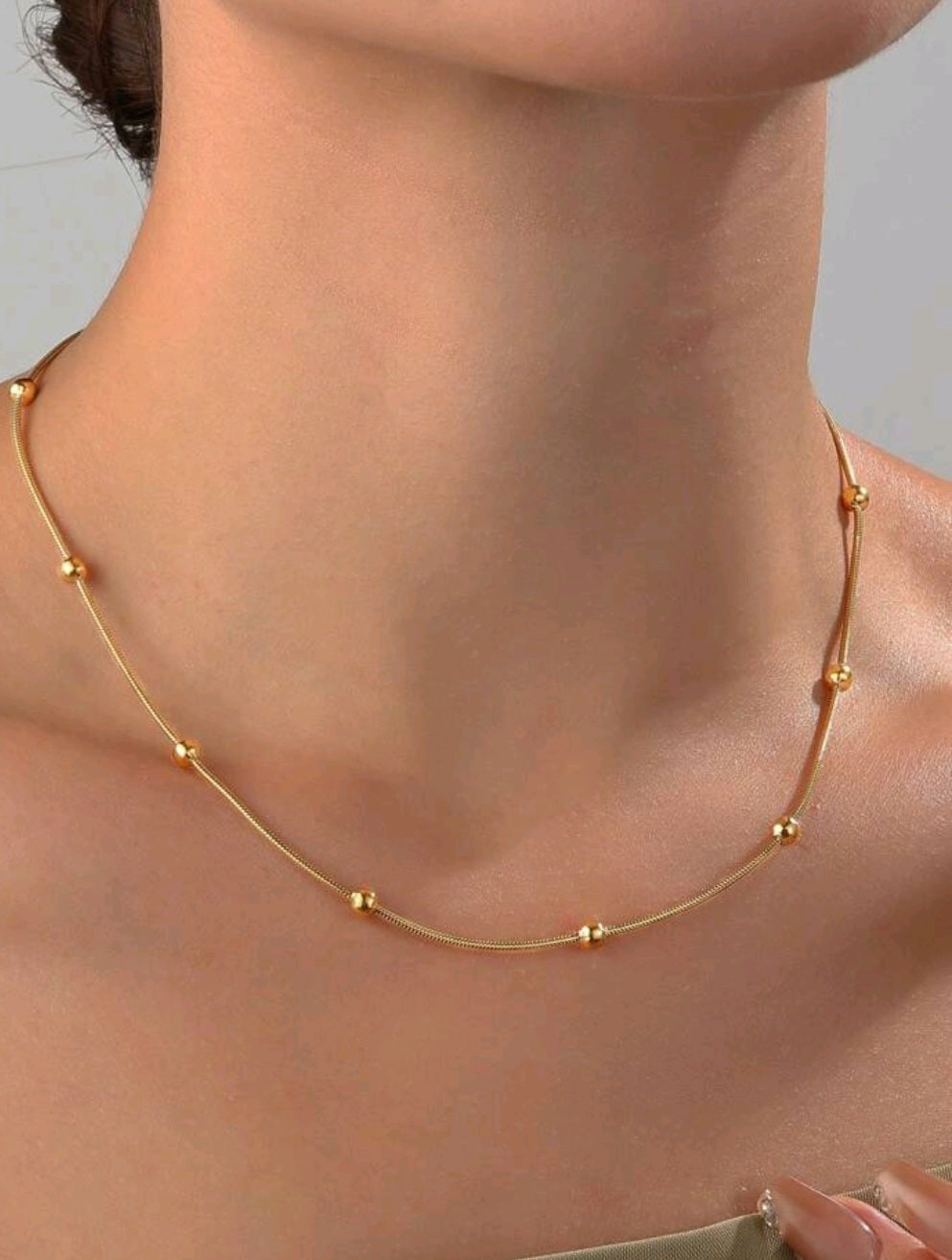 Perlita Gold necklace